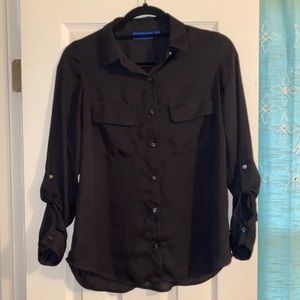 Apt. 9 Black Button Down